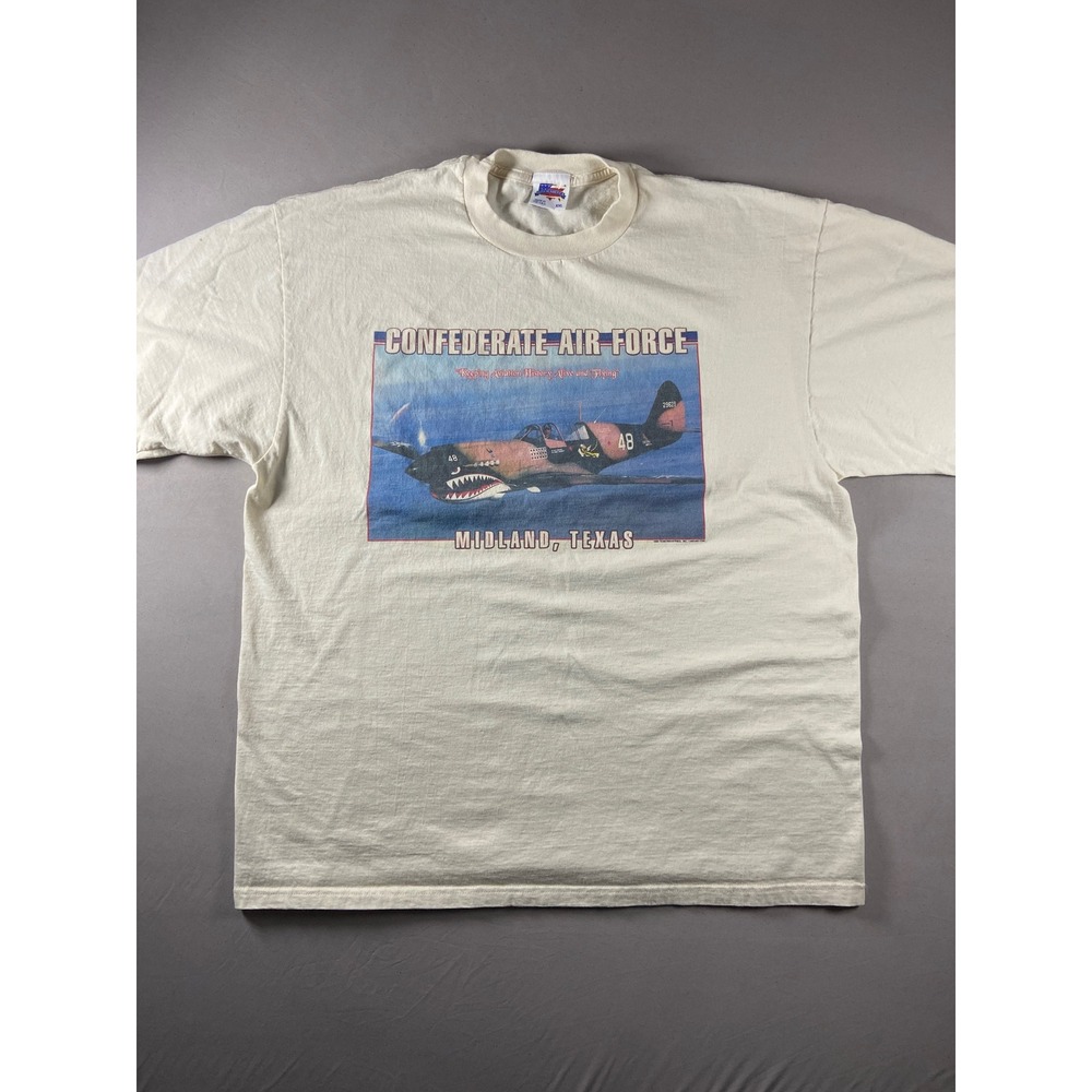 Confederate Air Force T Shirt Vintage 1996 Midland Texas Aviation Plane XXL
